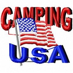 Camping Embroidery Design 5 Camping Embroidery Design 5